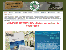 Tablet Screenshot of militairhistorischmuseumachtmaal.nl